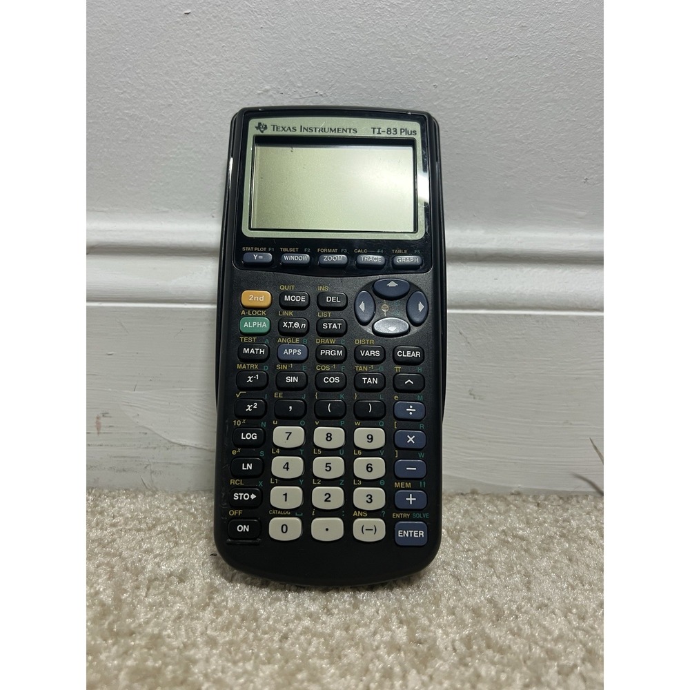 Texas Instruments TI-83 Plus Silver Edition Graphing Calculator Fresh Batteries